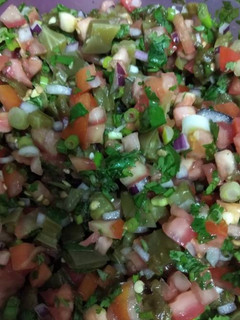 Una foto de Ensalada de nopal