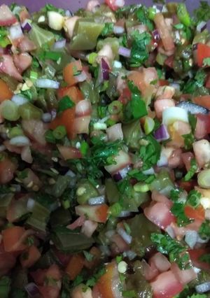 Una foto de Ensalada de nopal