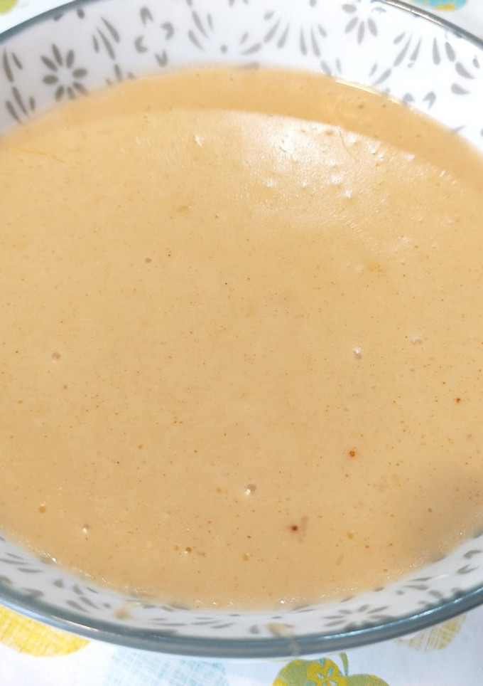 Una foto de Salsa de queso Cheddar