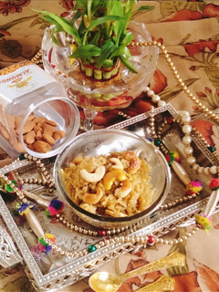 A picture of Sweet pogla (Sakkarai pongal or chakkara pongal).