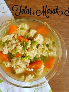 Foto resep Orek Telur Masak kuah