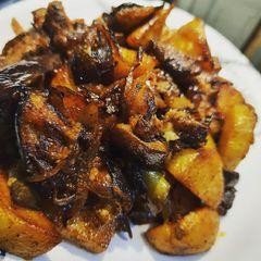 A picture of Eggplant stir fry.