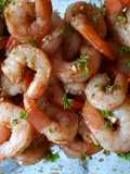 Camarones picantes estilo coreano