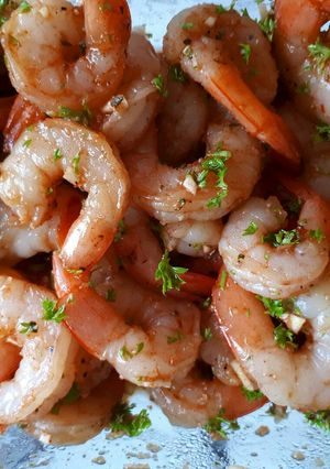 Una foto de Camarones picantes estilo coreano