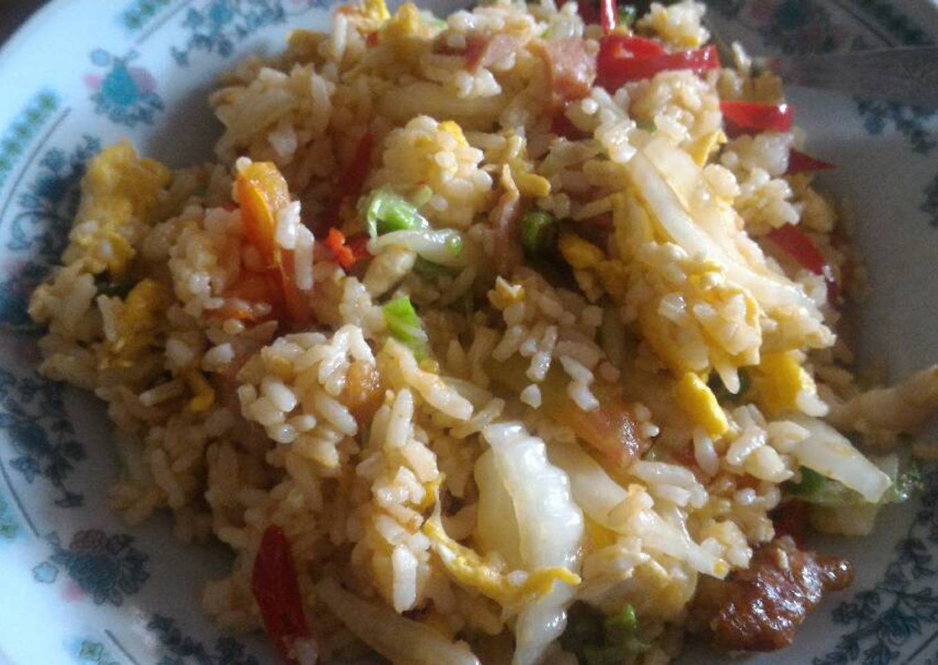 Nasi goreng pedas praktis