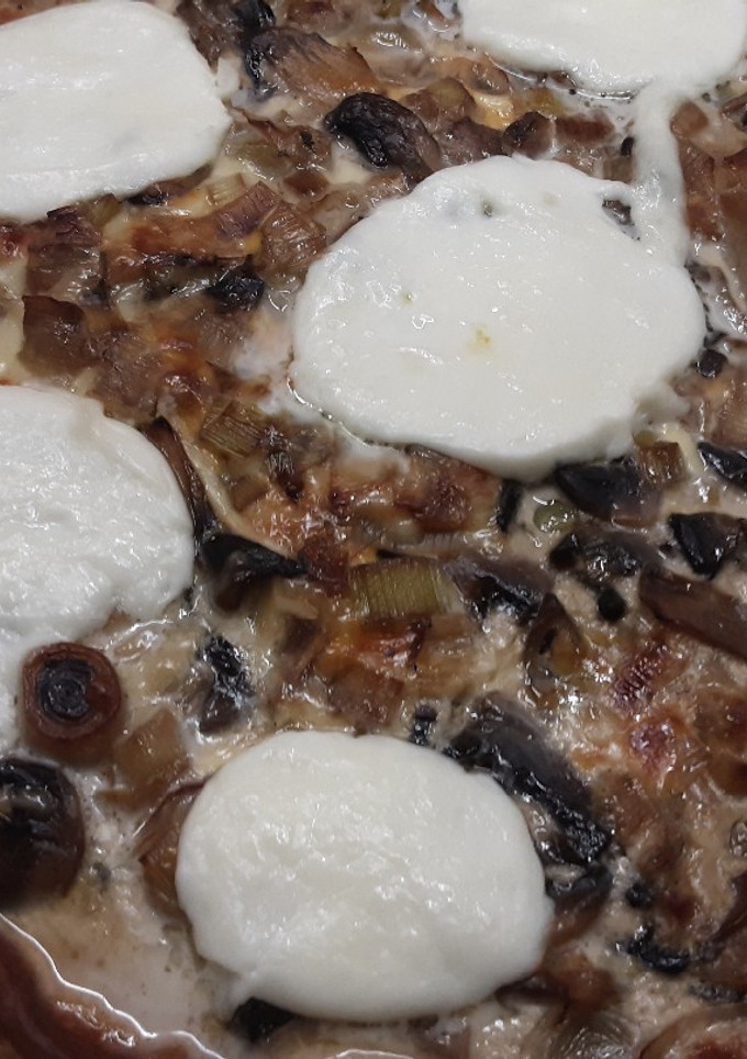 Una foto de Quiche de calabacín y mozzarella fresca