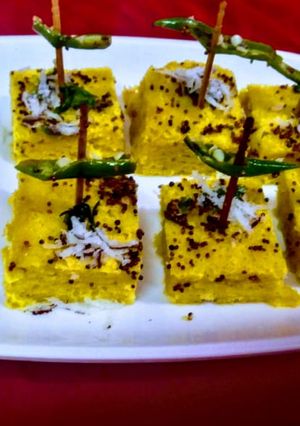 A picture of Vegetable Dhokla.