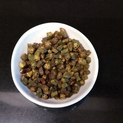 A picture of Crunchy Bhindi.