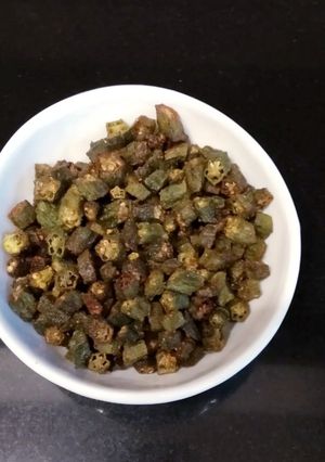 A picture of Crunchy Bhindi.