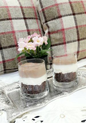 صورة لوصفة حلى الكاسات بالكيك