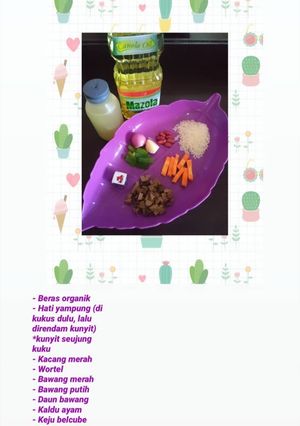 Foto resep Mpasi 6+ (Bubur Hati Ayam)
