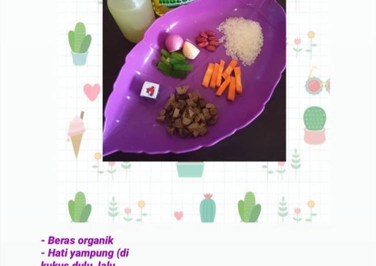 Cara Memasak Mpasi 6+ (Bubur Hati Ayam) yang Gurih
