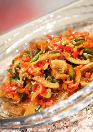 Foto resep Tumis kulit melinjo