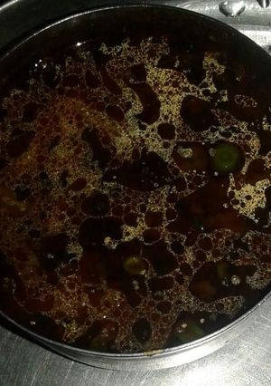 A picture of Jhol wale aloo matar.