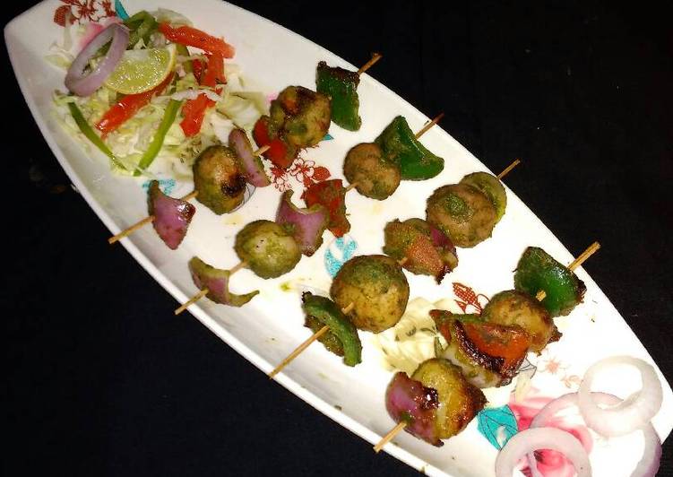 Aloo hariyali tikka