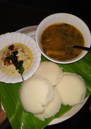 A picture of Maize rava idli.