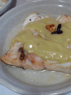 Una foto de Bacalao al pil pil