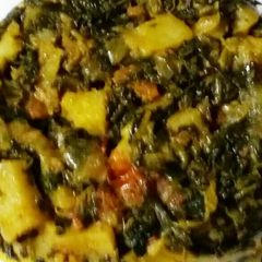 A picture of Methi Aloo.