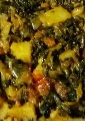 A picture of Methi Aloo.