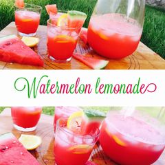 A picture of Watermelon Lemonade.