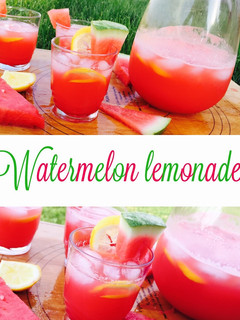 A picture of Watermelon Lemonade.