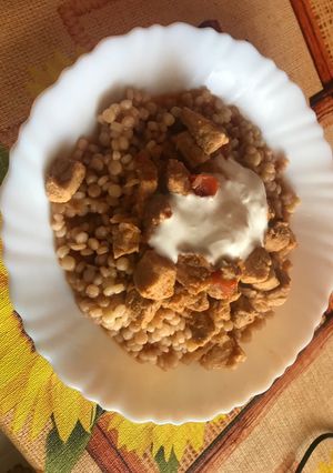 Tarhonyás hús recept fotója