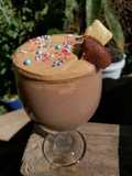 Malteada De Choco Plátano Con Café