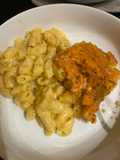 Homemade macaroni cheese