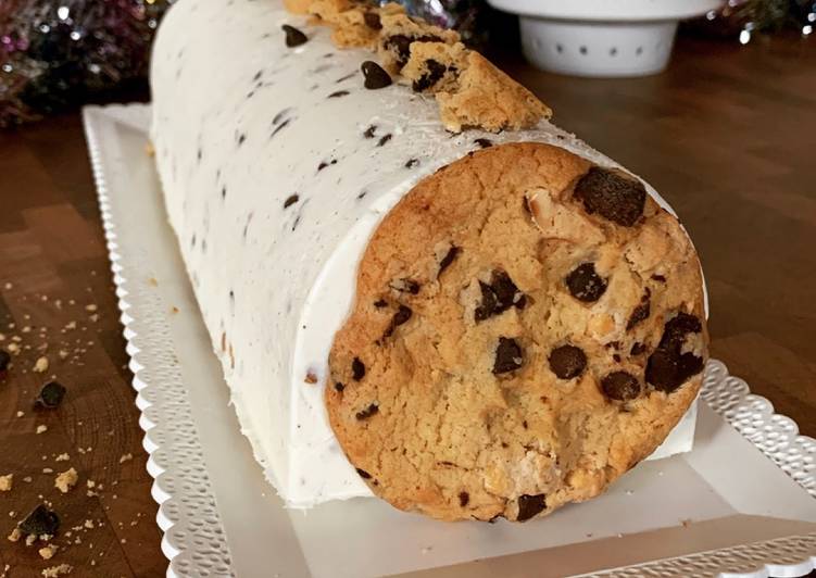 La façon simple de faire des recettes ☆Bûche Cookie Dough☆ parfait