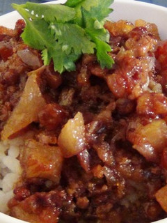 【哇菜影音食譜】白甘蔗滷肉飯 的食譜成品照片