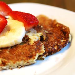 A picture of Flourless Pancakes With Banana and Eggs.
