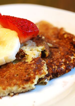 A picture of Flourless Pancakes With Banana and Eggs.