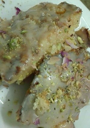 صورة لوصفة بسبوسه
