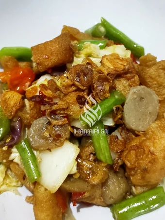Cara Mudah Membuat Resep TUMIS OSENG BUNCIS, SAWI PUTIH, TAHU COKLAT, BAKSO BY HSN yang Enak Banget Anti Ribet, Mantap