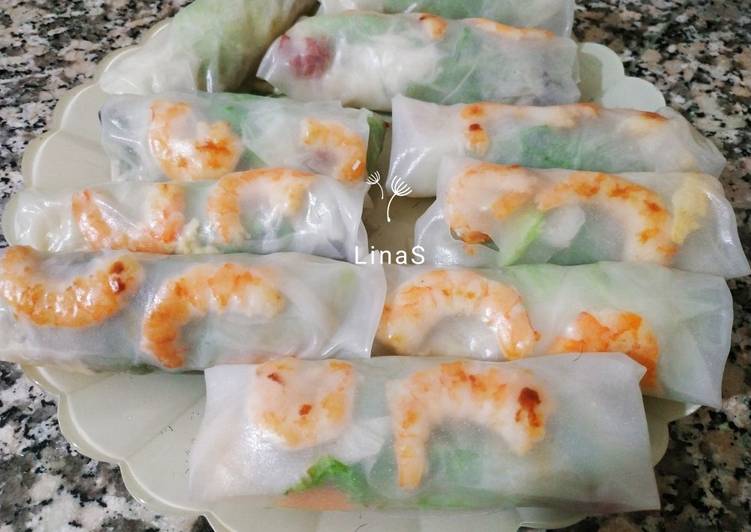 Resep Vietnamese Fresh Spring Roll (Gỏi cuốn) yang Enak Banget