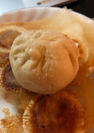 高麗菜水煎包 的食譜成品照片