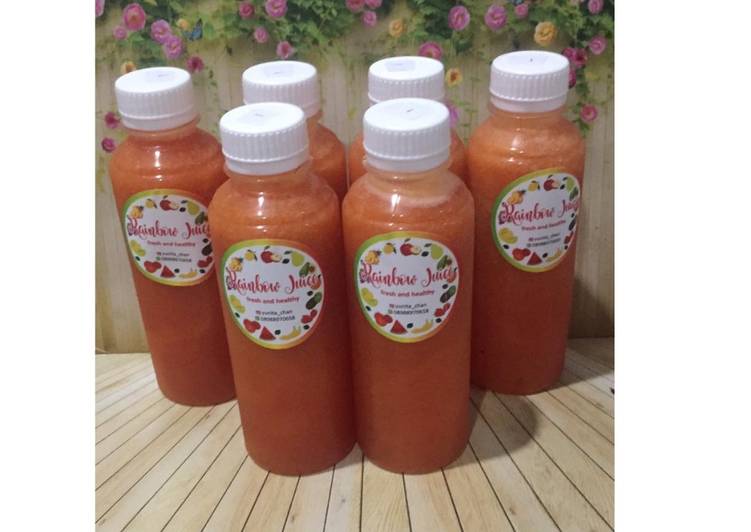 Langkah Mudah untuk Membuat Diet Juice Papaya Lime Kabocha Strawberry, Enak