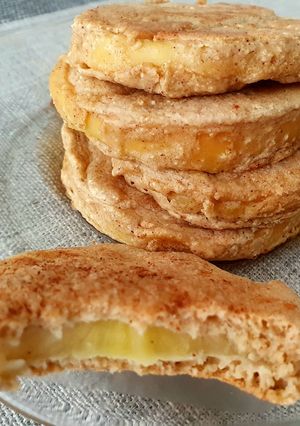 Una foto de Hotcakes de manzana !