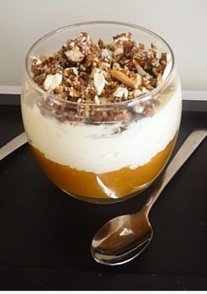 A picture of Khubani ka meetha.