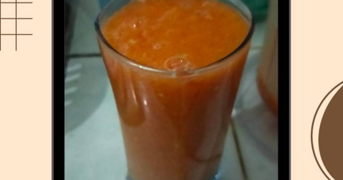 Resep Jus Pepaya Tomat Jeruk Oleh Ibeth Purba Cookpad