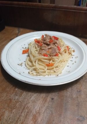 Foto resep Spaghetti Aglio Olio