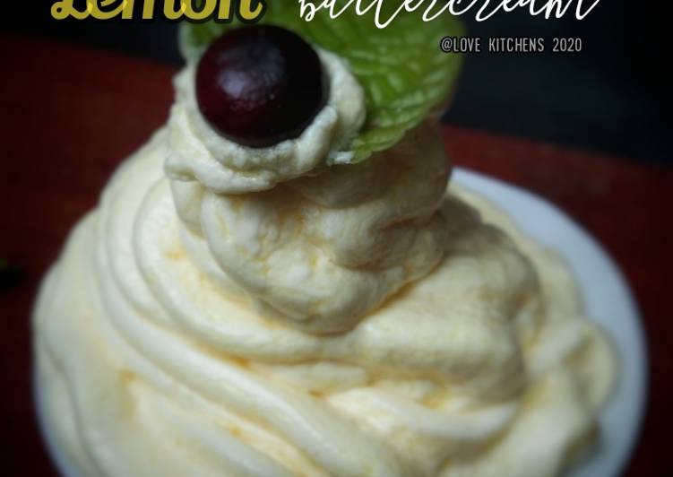 Lemon buttercream —lembut & syeger—