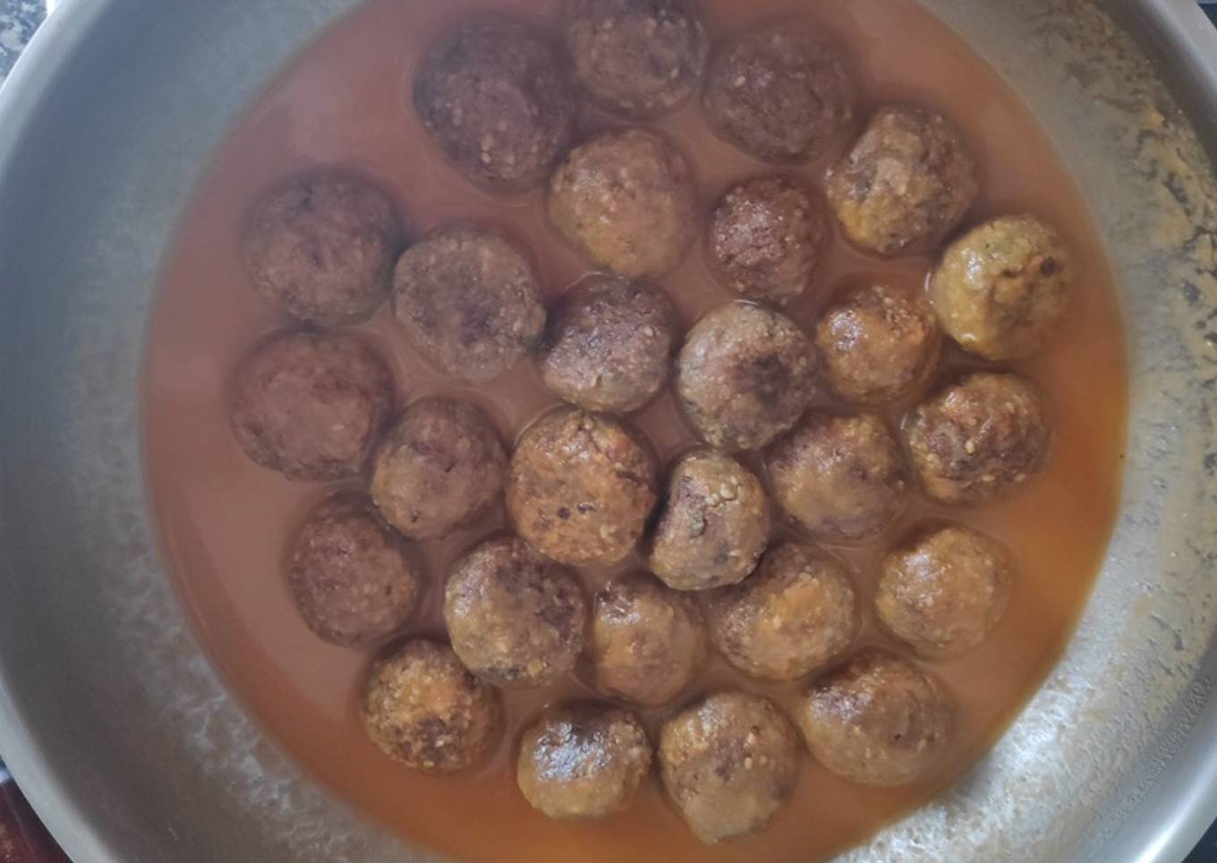 Albóndigas veganas