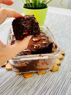 Una foto de Brownie al microondas