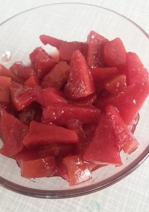 عکسی از دستور مربا به
