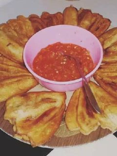 Foto resep Pisang goreng kipas Sambel Terasi