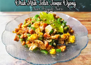 Resep Populer Orak Arik Telur Tempe Oyong | Saus Teriyaki Saori #517³⁵ Ala Warteg