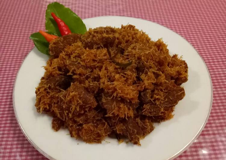 Resep Serundeng daging sapi, Bisa Manjain Lidah