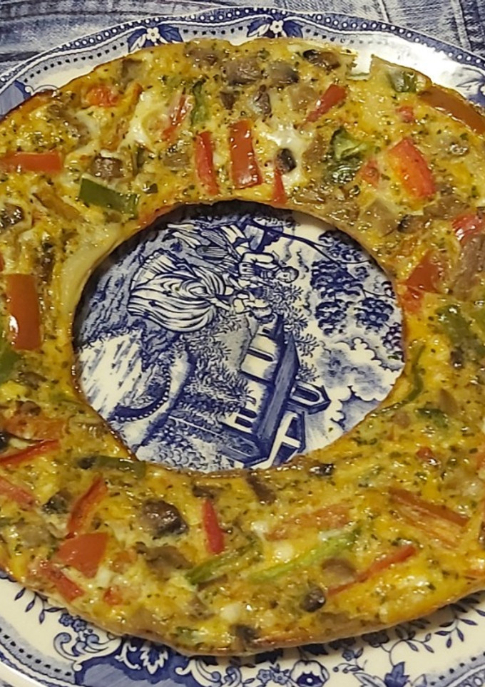 Una foto de Pastel de verduras y pescado al horno