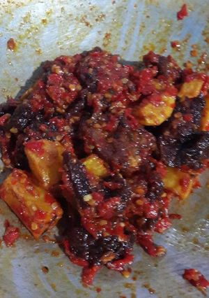 Foto resep Balado daging kentang